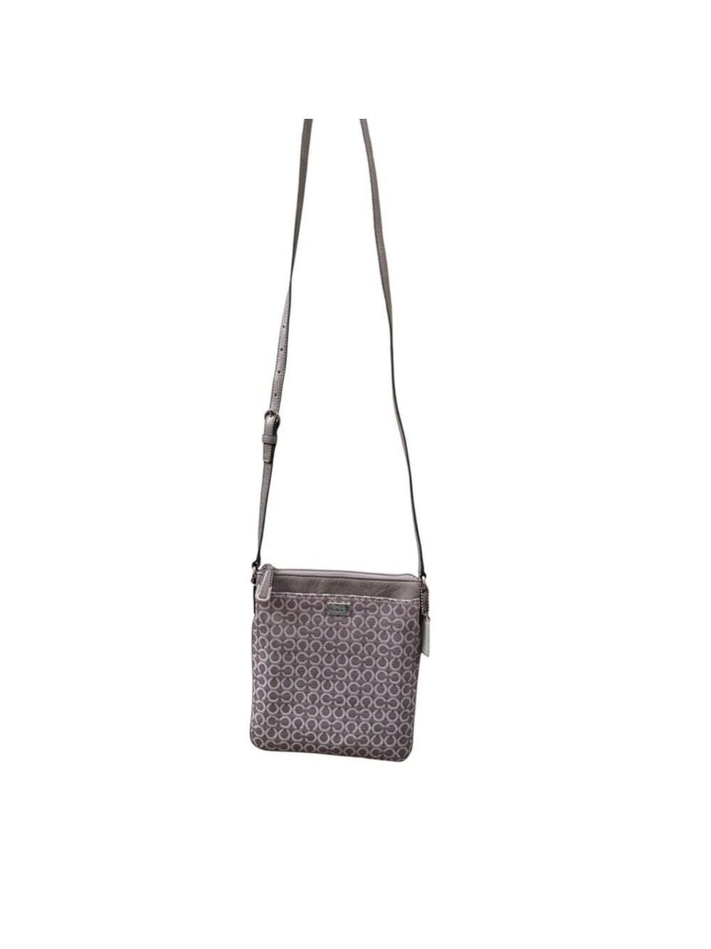 Coach Madison Op Art Needlepoint Swingpack - Picture 2 of 15